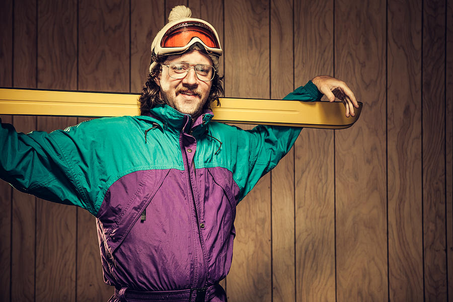 Funny Ski Bum in Lodge #4 Photograph by RyanJLane