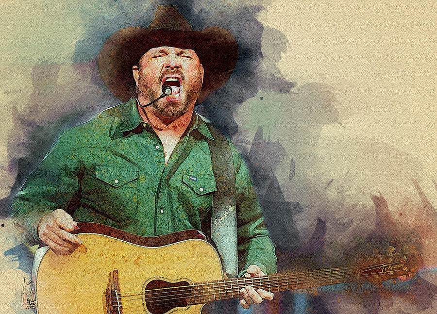 Garth Brooks Digital Art By Eva Ivanova - Fine Art America