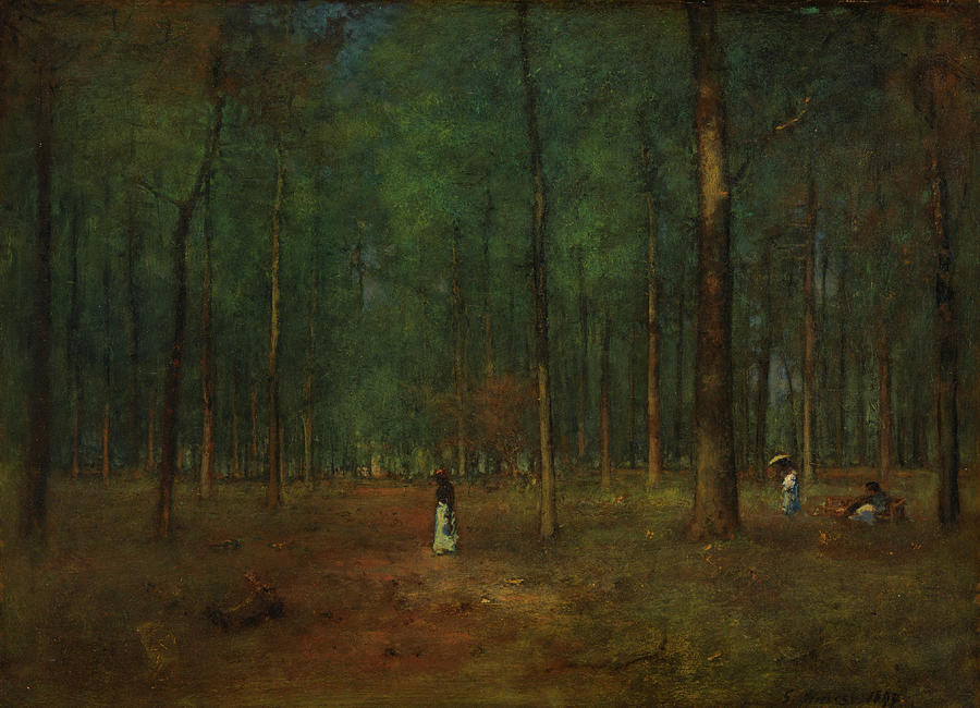 Georgia Pines, from 1890 Painting by George Inness
