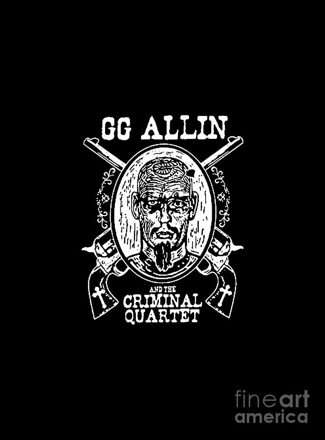 Gg Allin #4 Digital Art by The Flies - Pixels