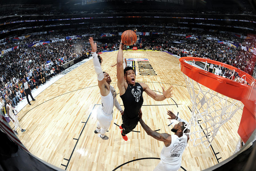 Giannis Antetokounmpo #4 Photograph by Andrew D. Bernstein