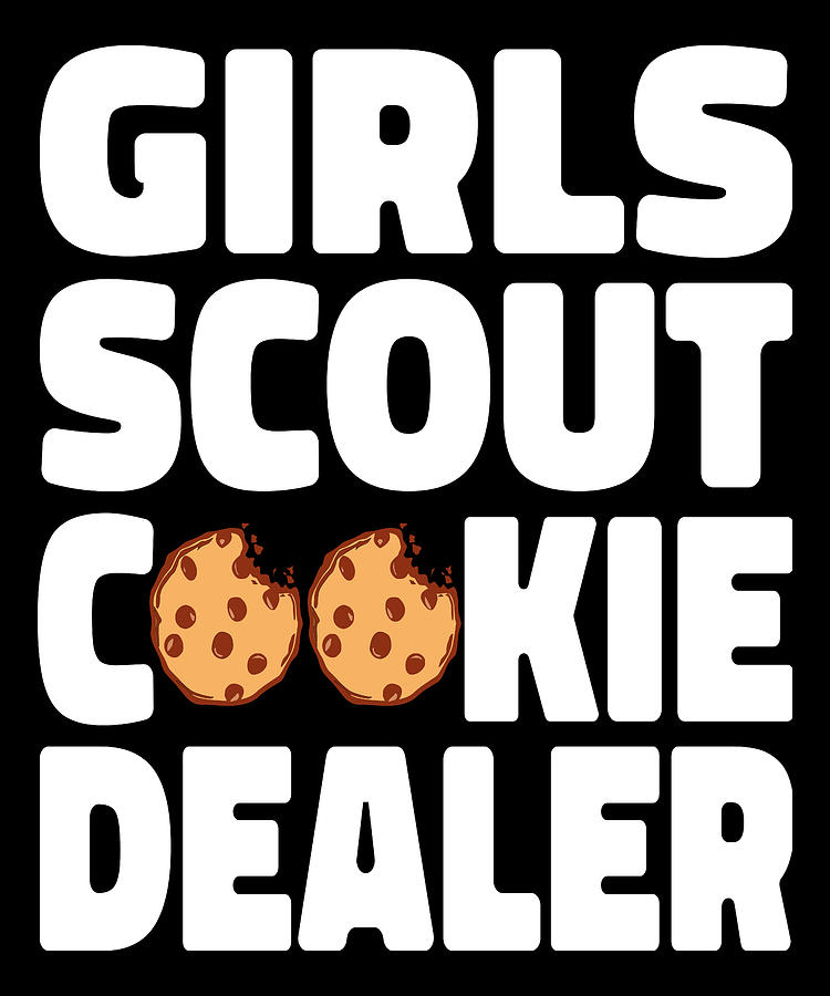 Girls Scout Cookie Dealer For Cookie Lovers And Bakers Digital Art By