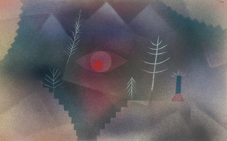 Paul Klee Painting - Glance of a Landscape #4 by Paul Klee