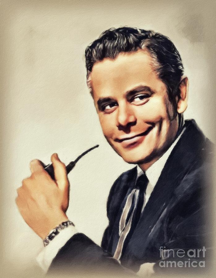 Glenn Ford, Hollywood Legend #4 Painting by Esoterica Art Agency