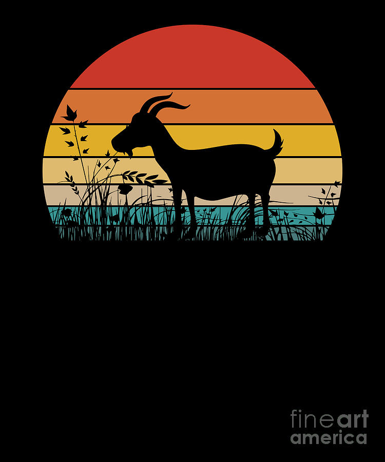 Goat Digital Art - Goat Farmer Farm Goat Lover Gift #4 by RaphaelArtDesign