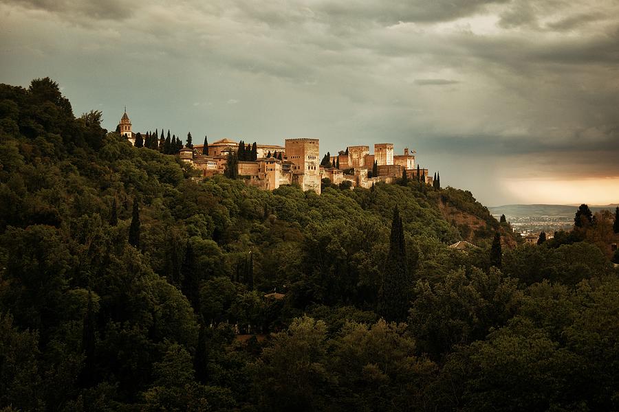 Granada Alhambra panoramic view #4 Photograph by Songquan Deng