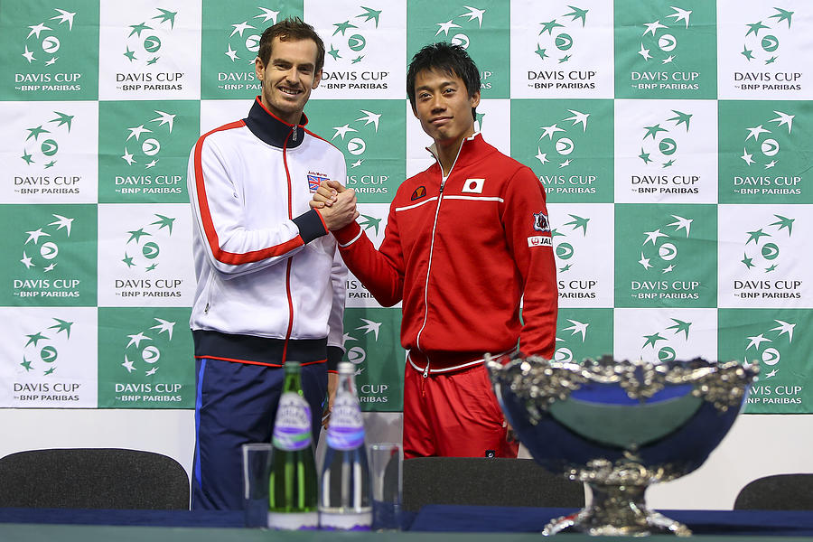 Great Britain v Japan - Davis Cup: Previews #4 Photograph by Jordan Mansfield