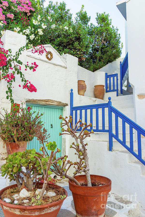 Greek Island Village Photograph by Natasha Riha - Fine Art America