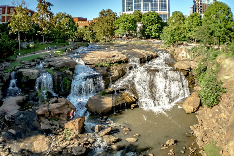 Greenville South Carolina On Reedy River In Downtown #4 Photograph by Alex Grichenko