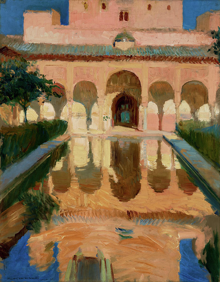 Hall of the Ambassadors, Alhambra, Granada #5 Painting by Joaquin Sorolla Hall of the Ambassadors, Alhambra, Granada #5 Painting by Joaquin Sorolla