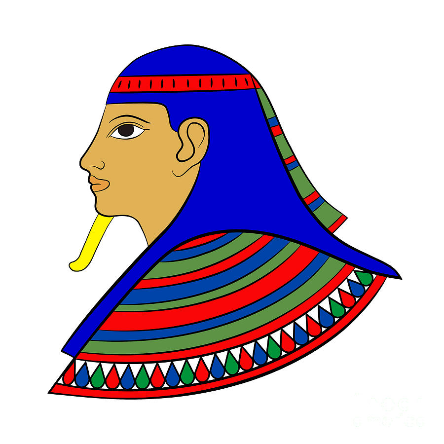 Head of an ancient Egyptian Drawing by Michal Boubin - Pixels
