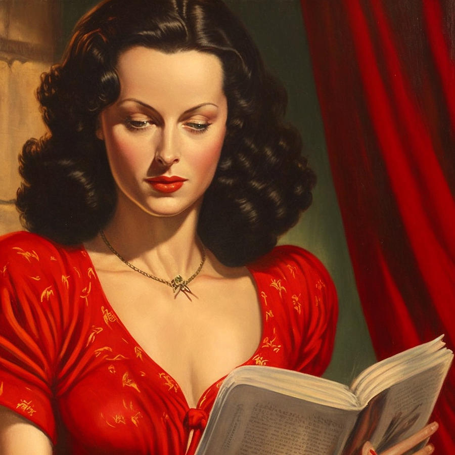 Hedy Lamarr Digital Art By Medjaoui Sarra Fine Art America