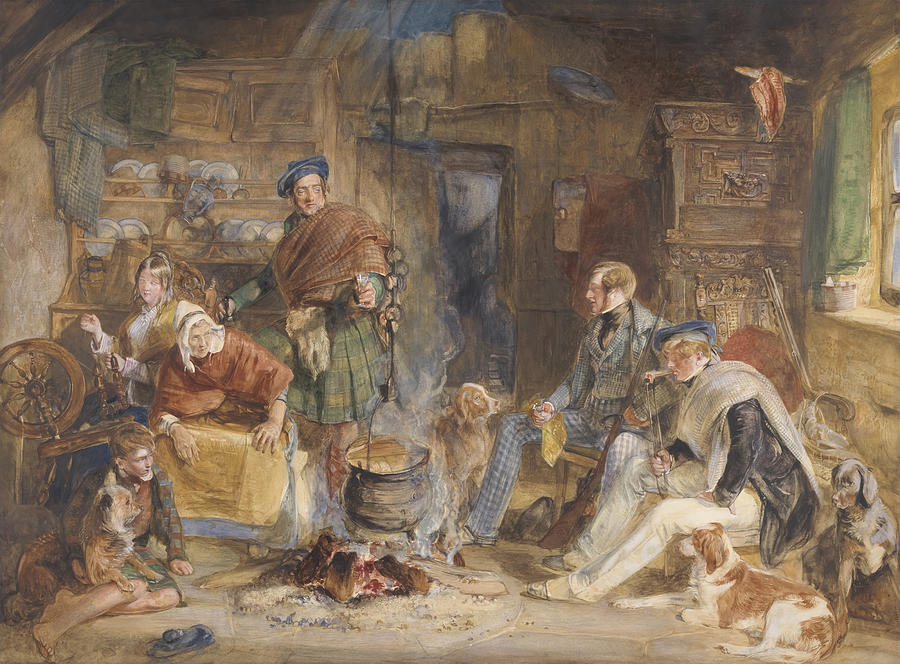 John Frederick Lewis Painting - Highland Hospitality by John Frederick Lewis  by Mango Art