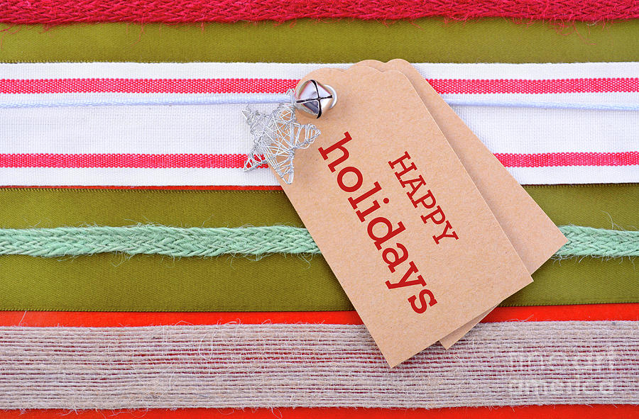 Holiday Gift Wrapping Background. #4 Photograph by Milleflore Images