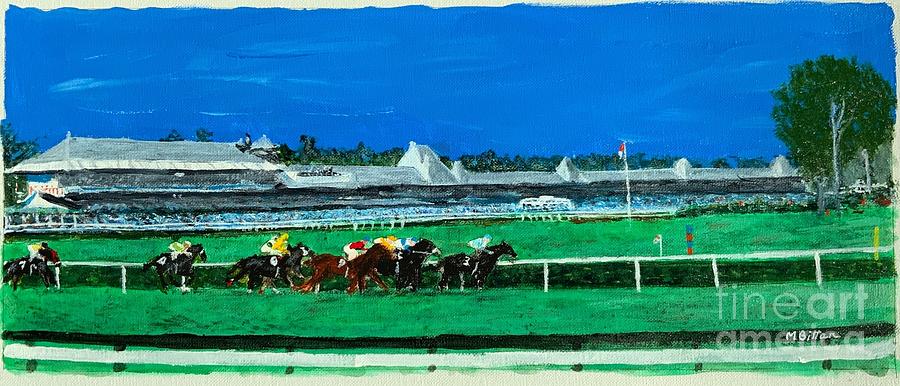Horse racing #4 Photograph by Marc Bittan