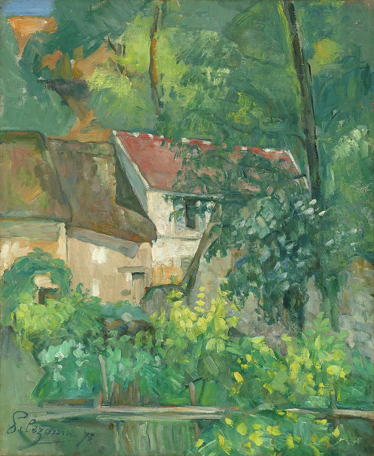 Paul Cezanne Painting - House of Pere Lacroix #4 by Paul Cezanne