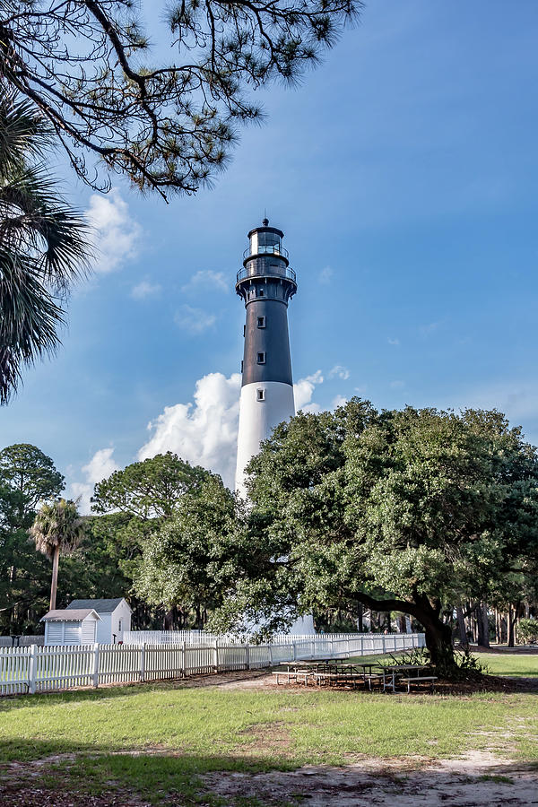 Hunting Island State Park lighthouse #4 Photograph by Alex Grichenko