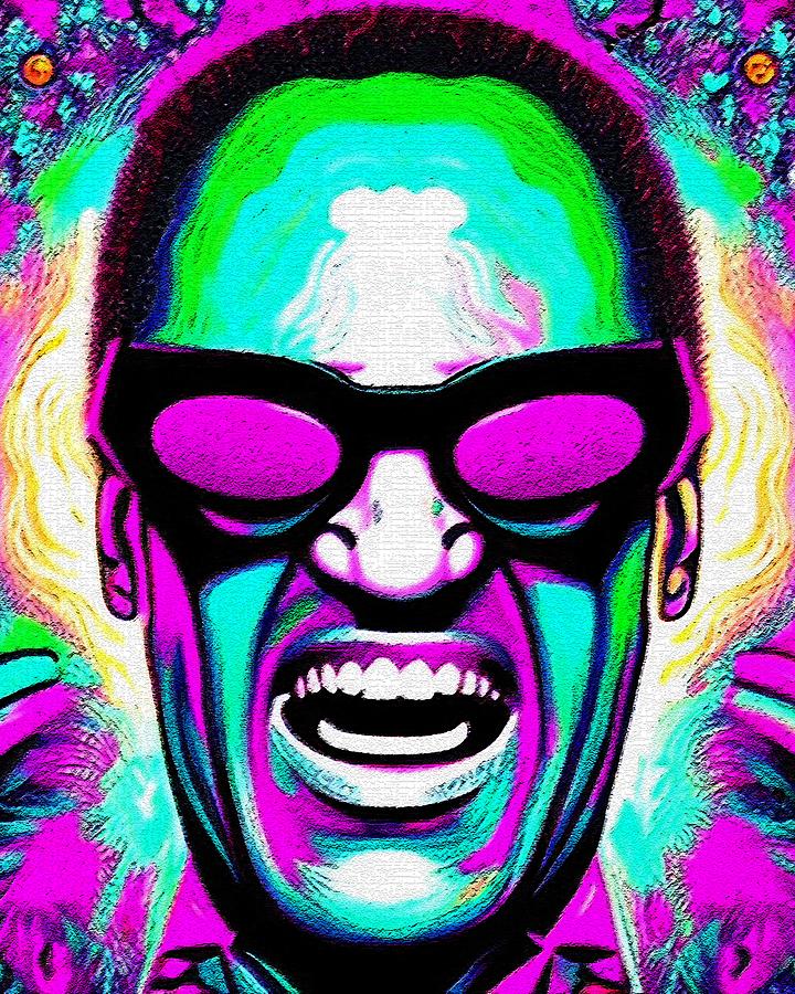 Hypnotic Illustration Of Ray Charles Digital Art by Edgar Dorice - Fine ...