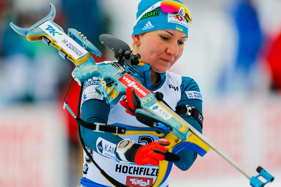 IBU Biathlon World Cup - Mens and Womens Relay #4 Photograph by Stanko Gruden/Agence Zoom