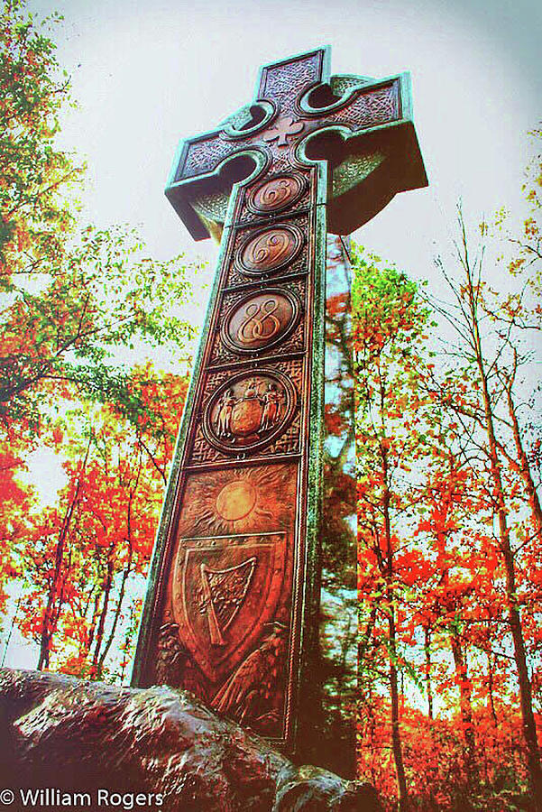 Irish Brigade Cross Photograph By William E Rogers - Fine Art America