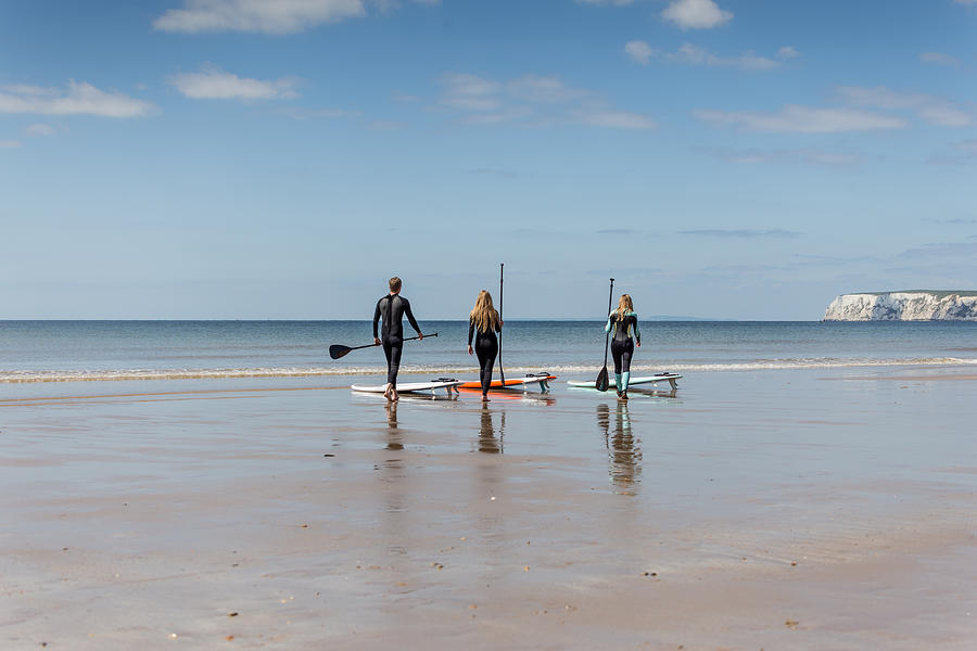 Isle of Wight Stand up paddle board (SUP) #4 Photograph by s0ulsurfing - Jason Swain