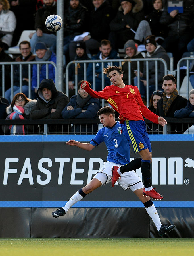 Italy U17 v Spain U17 - International Friendly #4 Photograph by Claudio Villa