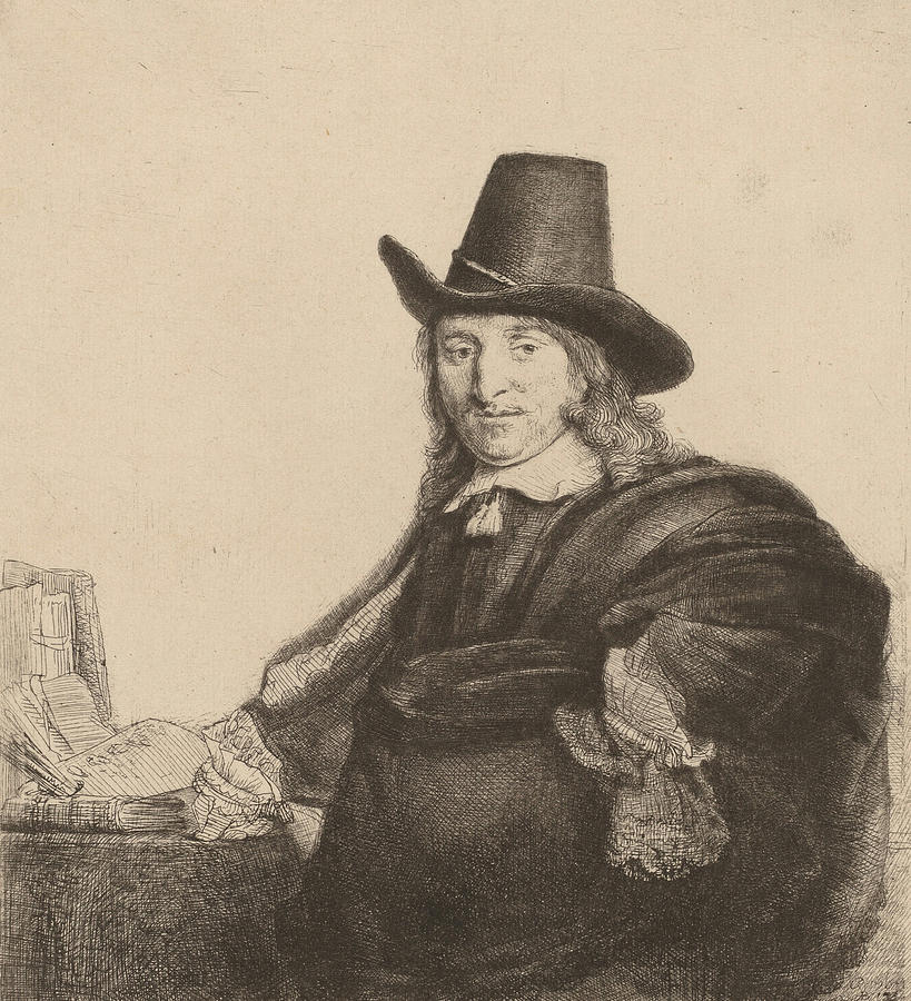 Jan Asselijn Drawing by Rembrandt van Rijn - Fine Art America