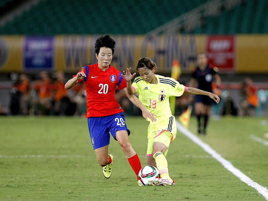 Japan v Korea Rep. - EAFF Womens East Asian Cup 2015 #4 Photograph by Kevin Lee