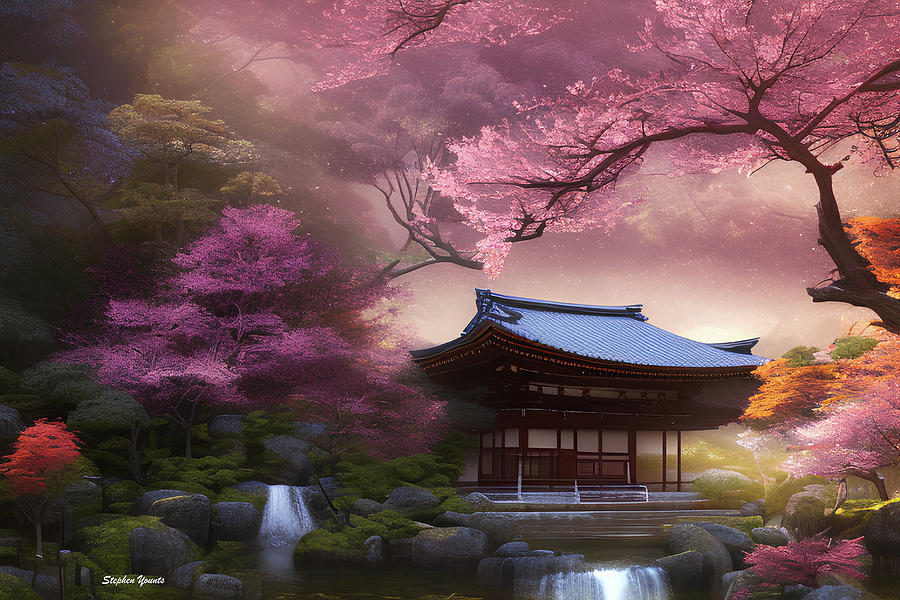 Japanese Serenity Digital Art by Stephen Younts - Fine Art America