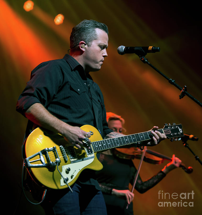 Jason Isbell with The 400 Unit #4 Photograph by David Oppenheimer