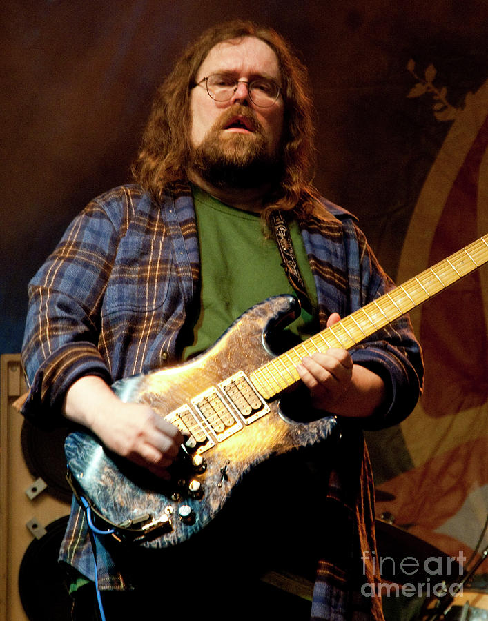 Jeff Mattson with Dark Star Orchestra at Mighty High Festival #4 Photograph by David Oppenheimer