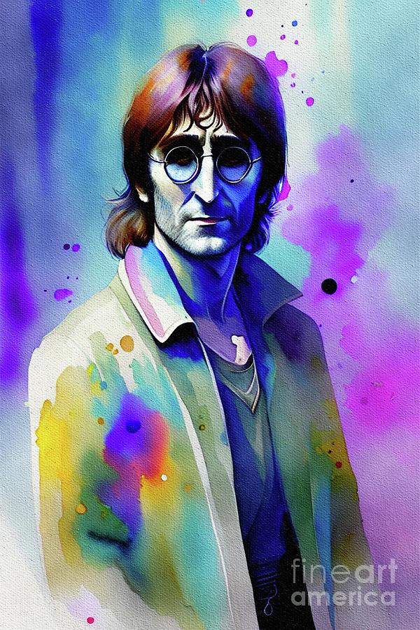 John Lennon Music Legend Painting By John Springfield Pixels