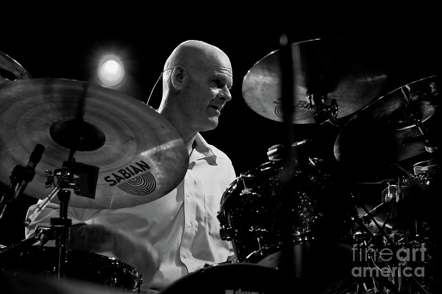 John Molo on Drums with Phil Lesh and Friends #4 Photograph by David Oppenheimer