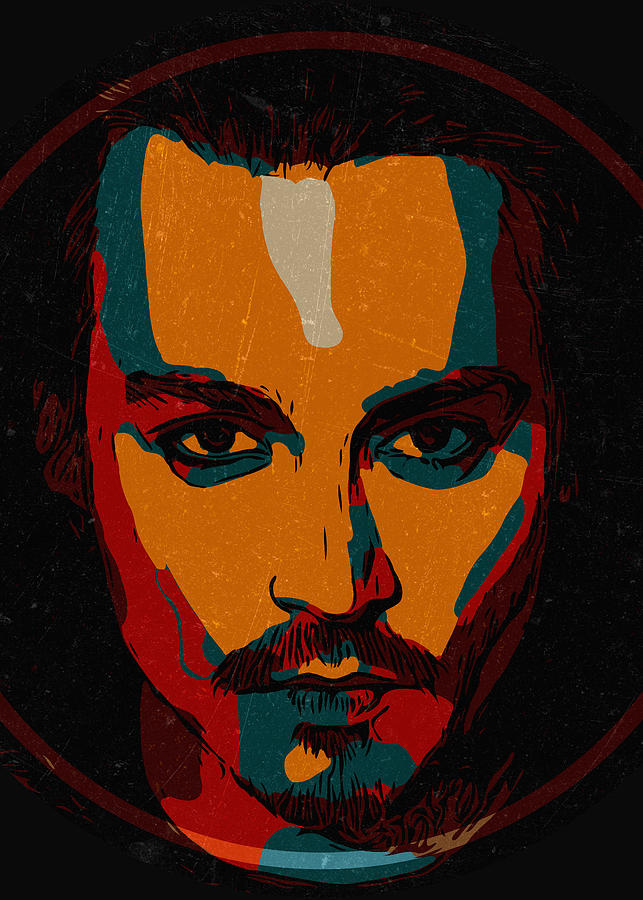 Johnny Depp Art Painting by New Art