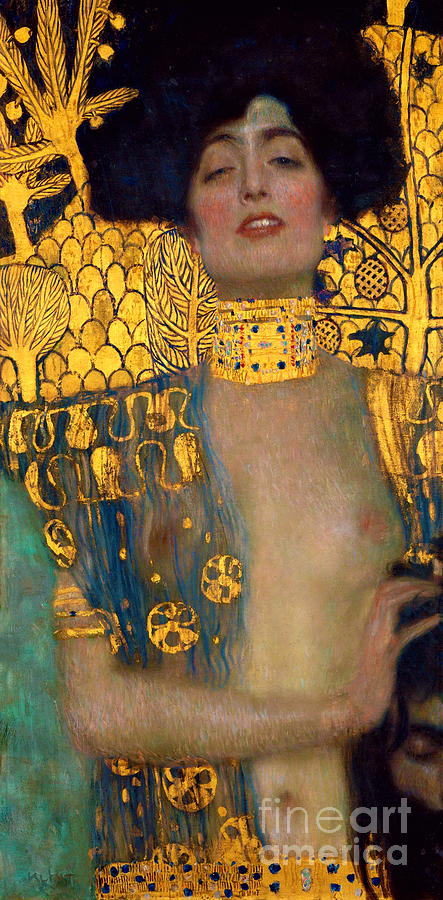 Gustav Klimt Painting - Judith I #4 by Gustav Klimt