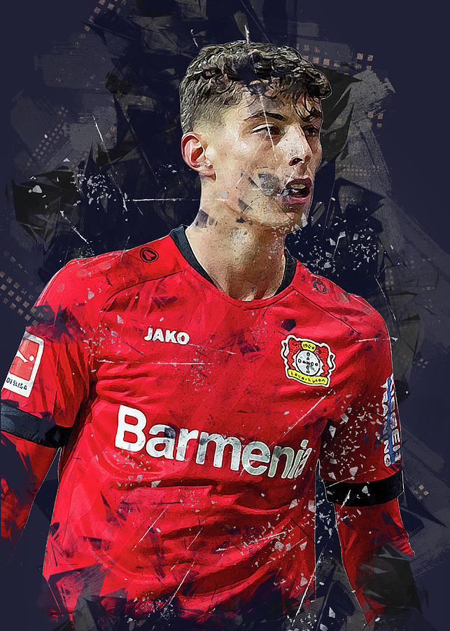 Kai Havertz Kaihavertz Kai Havertz Kai Havertz Drawing by Leith Huber ...