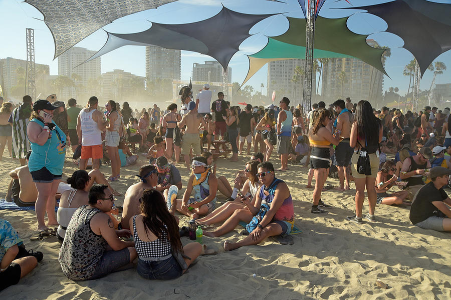 Kaskade Hosts Sun Soaked Outdoor Beach Party - Long Beach, CA #4 Photograph by Michael Tullberg