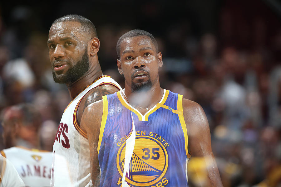 Kevin Durant and Lebron James Photograph by Nathaniel S. Butler