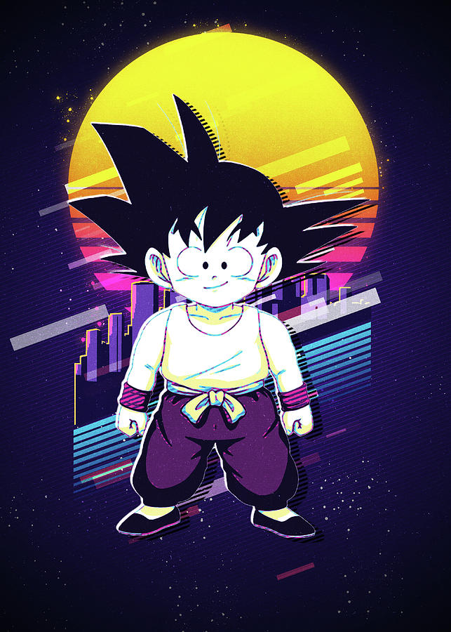 Kid Goku Digital Art By Yoyo Di