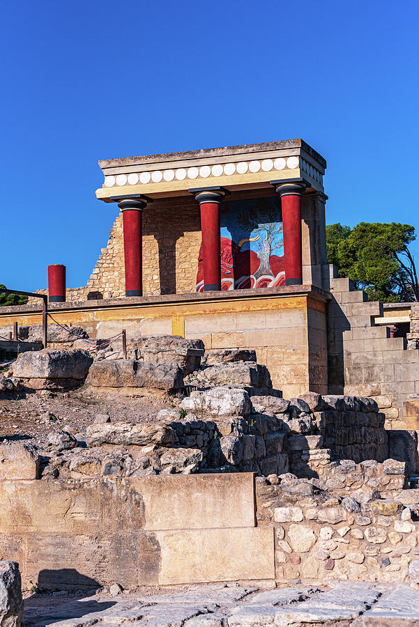 Knossos Archaeological Site - Heraklion - Crete - Greece Photograph by