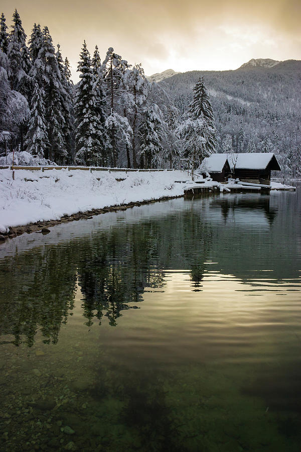 Winter Photograph - Lake Bohinj in Winter #4 by Ian Middleton