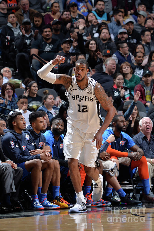 Lamarcus Aldridge Photograph by Mark Sobhani Lamarcus Aldridge Photograph by Mark Sobhani