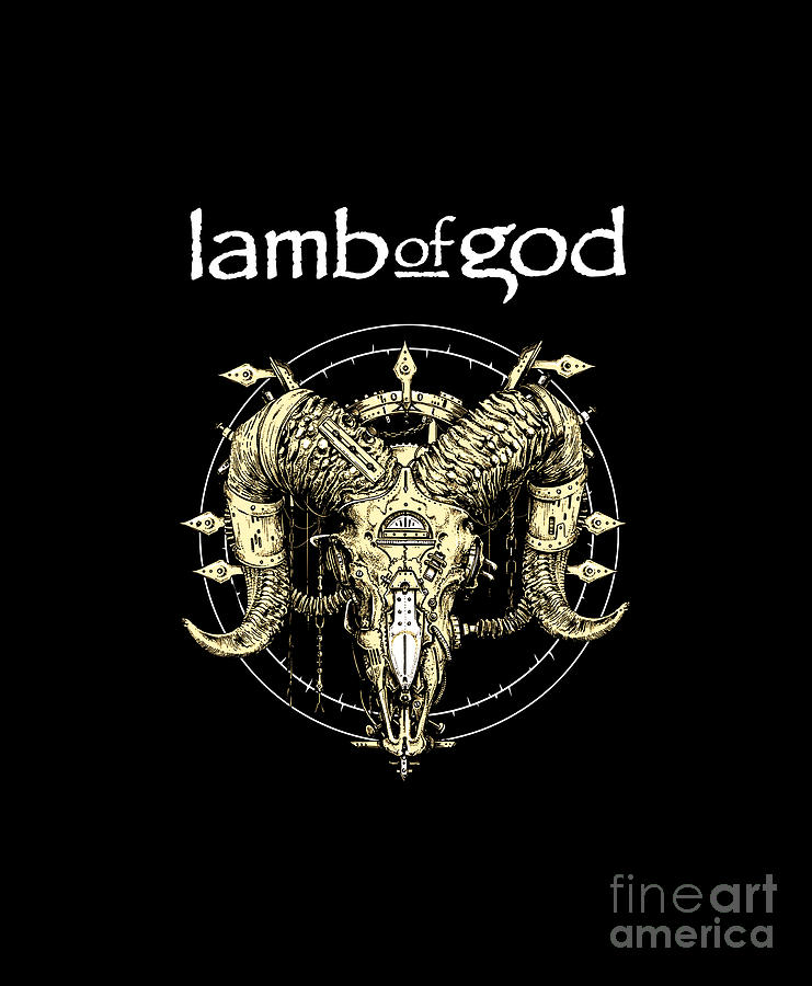 Lamb of God Band 2023 metal music Digital Art by Rain Store - Pixels