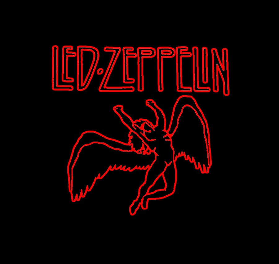 Led zeppelin band logos special collection Digital Art by Stanley C ...