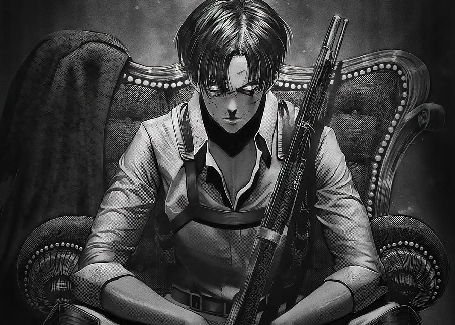 Levi Ackerman Digital Art by Super car