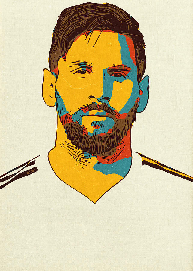 Lionel Messi Artwork Painting by Taoteching Art