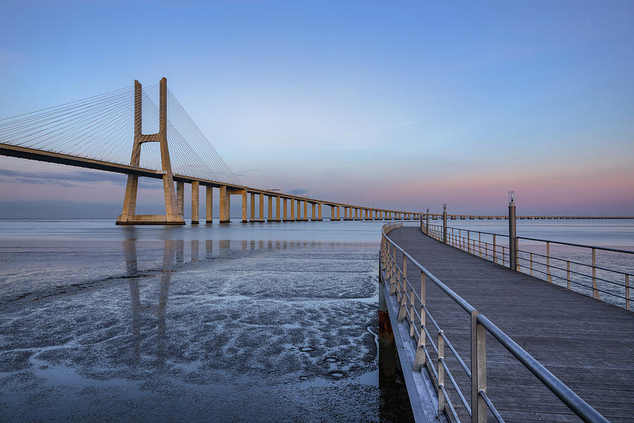 Bridge Photograph - Lisbon - Portugal #4 by Joana Kruse