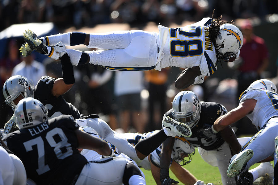 Los Angeles Chargers v Oakland Raiders #4 Photograph by Thearon W. Henderson