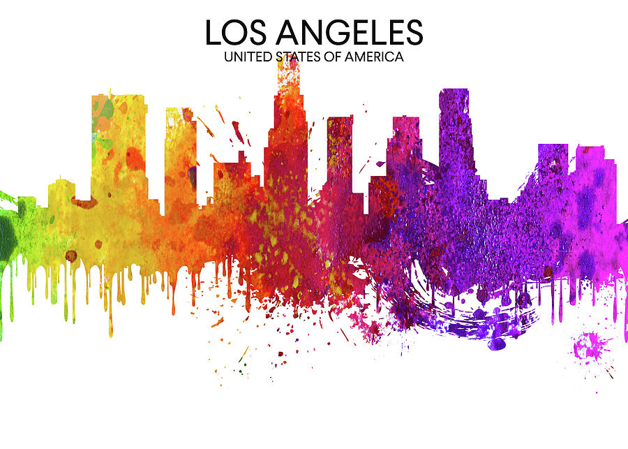 Los Angeles Digital Art by Towery Hill - Fine Art America