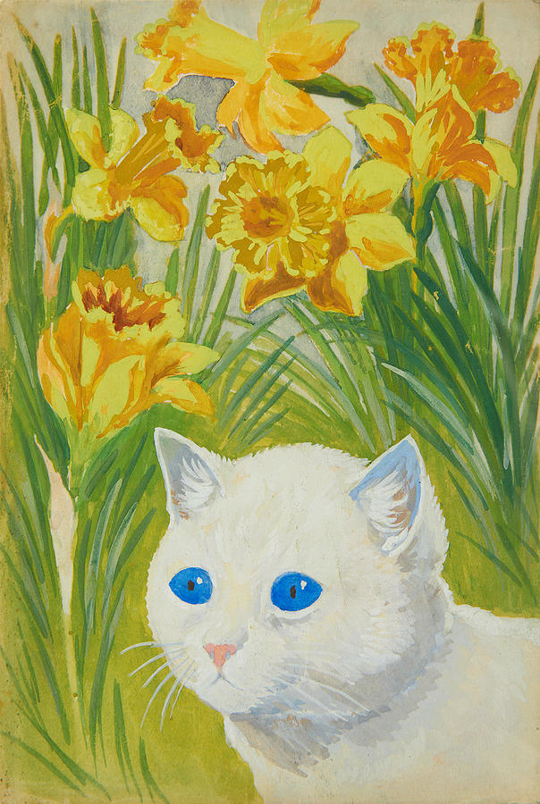 Louis Wain Painting By Khalid Khatibi Fine Art America   4 Louis Wain Khalid Khatibi 